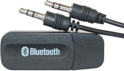 

Megalite v2.1+EDR Car Bluetooth Device with 3.5mm Connector, FM Transmitter, Audio Receiver, Transmitter(Black)
