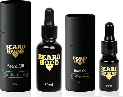 

Beardhood Subtle Citrus (30ml) & Café Valentino (10ml) Beard Oil Combo(Set of 2)