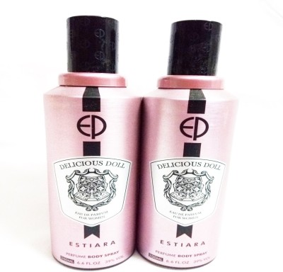 

Estiara Delicious Doll Body Spray - For Women(400 ml, Pack of 2)