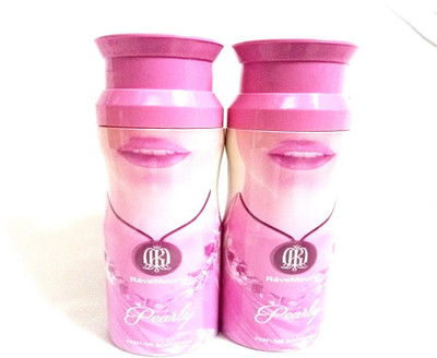 

RaveMouris Pearly Body Spray - For Women(400 ml, Pack of 2)