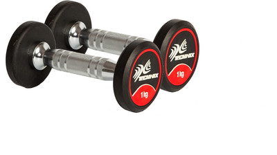 Technix PRO SERIES DUMBBELLS - 1Kg Fixed Weight Dumbbell(2 kg)