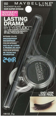 

Maybelline Lasting Drama 950- Blackest Black 3 g(Black)