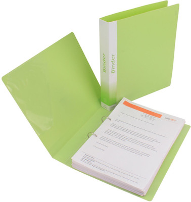 

TRANBO Plastic 2D A4 Size Ring Binder Box File.(Set Of 2, Green)