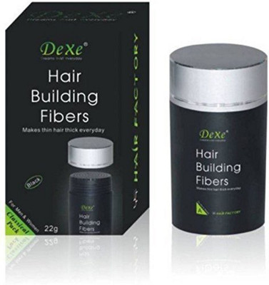 

dexe Easy to Use Lose Hair Building Fibers Medium Brown Color 22g Hair Color(Medium Brown)