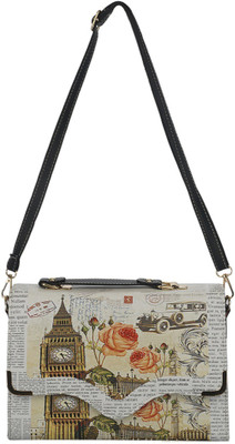 

Crown Women Casual Multicolor PU Hand-held Bag