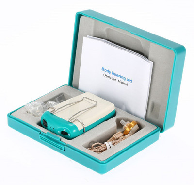 

NSC Unisound Wired For Both Ears [ 2 Speakers ] In the Ear Hearing Aid(White)