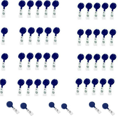 

ART ME Plastic ID Badge Holder, ID Badge Reel(Pack of 50)