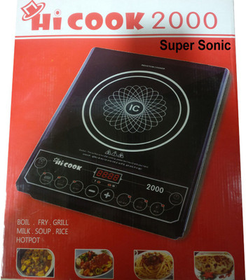

Hi Cook 2000 Induction Cooktop(Black, Push Button)