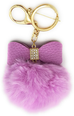 

Gemmas Fashion Big Bow & Pom Pom Key Chain