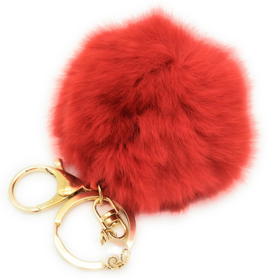 

Gemmas Fashion Pearl Charm & Pom Pom Key Chain