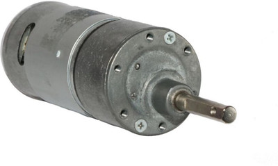 

Robodo 12v DC RS-37-555 Side Shaft Gear, Geared Motor - 60 rpm(Silver)