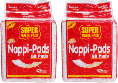 

Xtracare Nappi Pads Pack of 2 (60+60, White