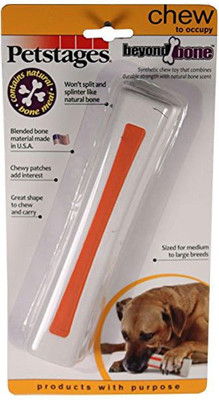 

Petstages Large Beyond Bone Dog Chew Toy, Rubber Chew Toy For Dog