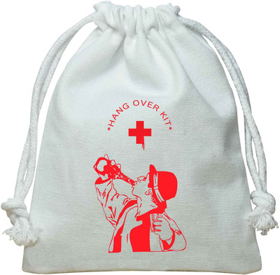 

The Crazy Me Hangover Kit /Pouch Potli(White)