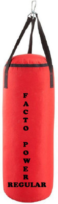 

FACTO POWER Regular 2.0 Feet Long, SRF - STANDARD Material, Red Color, Unfilled with Hanging Straps Hanging Bag(2.0, 24 kg)