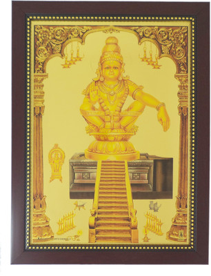 

R S Exports Lord Ayyappan Photo Frame ( 34 cm x 26 cm x 1.5 cm ) / Thanksgiving Wall Decorations / hariharan iyyapan iyyappan iyyappa iyyappan ayyappa swamy ayyappan ayappa swami ayappan iyappan iyapa Art work for Paintings / God Gods and Goddess Religiou