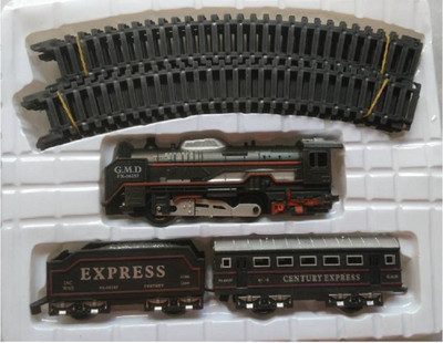 

Prro High Speed Metro with Round Track Battery Operated Train Set With Head Light RDX-18(Black)