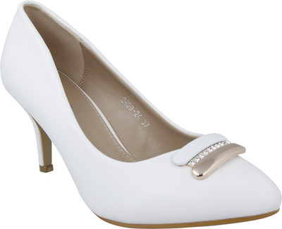 

KEG Women White Heels