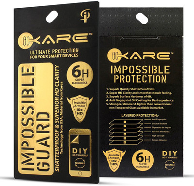 iKare Impossible Screen Guard for Lenovo K8(Pack of 2)