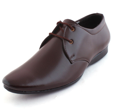 

Amanio Leather Formals Lace Up For Men(Brown
