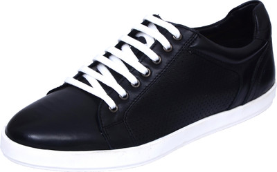 

ROME Genuine Leather Sneakers For Men(Black
