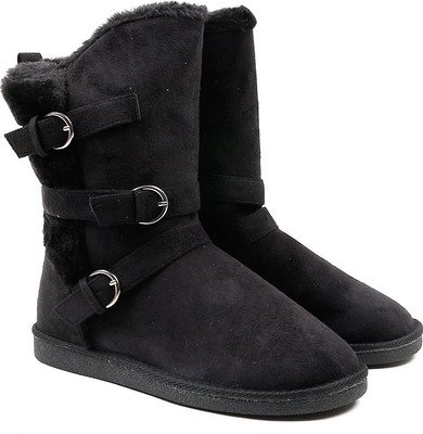 

CL by Carlton London Snug Boots For Women(Black