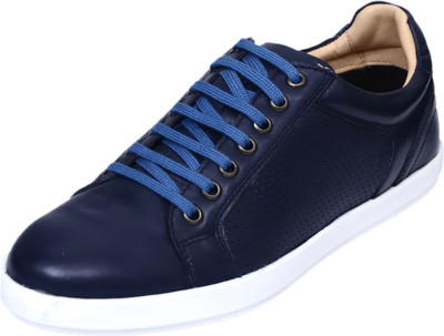 

ROME Genuine Leather Sneakers For Men(Blue