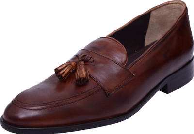 

ROME Genuine Leather Slip On For Men(Tan