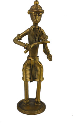 

NAKSHASUTRA Decorative Showpiece - 14.3 cm(Alloy, Gold)