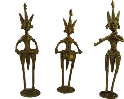 

NAKSHASUTRA Decorative Showpiece - 18 cm(Alloy, Gold)