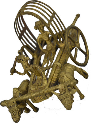 

NAKSHASUTRA Decorative Showpiece - 9 cm(Alloy, Gold)