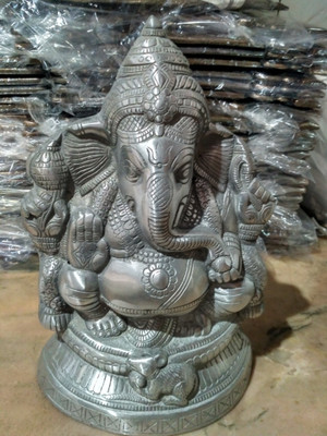 

MATERIALCRAFT B4 GANESH WELDING Decorative Showpiece - 31 cm(Aluminium, Brown)