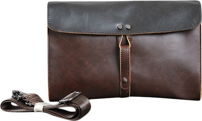 

FemNmas Girls Casual Tan Genuine Leather Messenger Bag