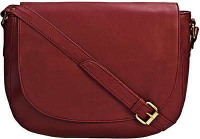 

Bagsy Malone Women Formal Maroon PU Sling Bag