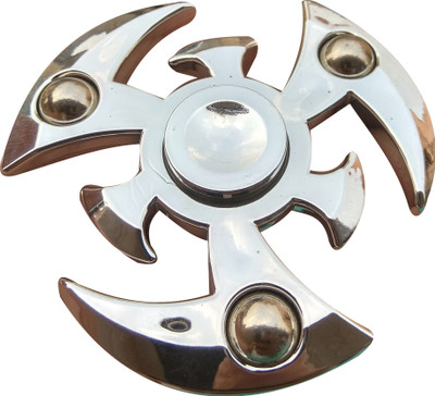 

S.Blaze Amazing Silver 3 Arm Action Figure Fidget Spinner Toy for Kids & Adults(Silver)