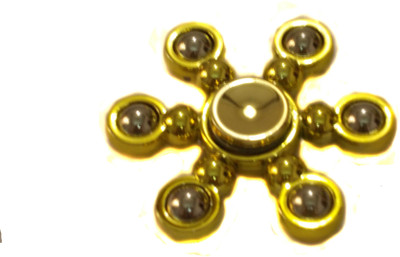 

Manthan GOLDEN FIDGET SPINNER LONG LASTING SPIN MADE OF METAL(Gold)