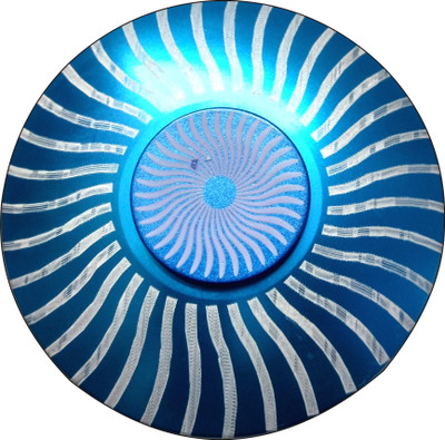 

S.Blaze Amazing Metal New Style Blue Captain America Shield Fidget Spinner Toy for Kids & Adults(Multicolor)
