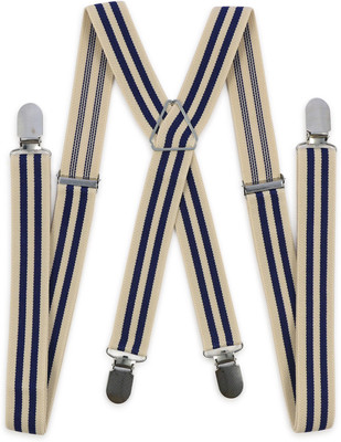 

69th Avenue X- Back Suspenders for Men(Beige)
