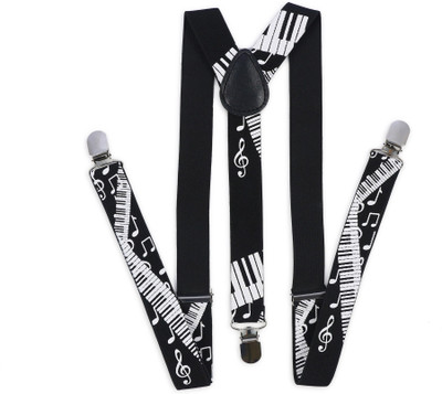 

69th Avenue Y- Back Suspenders for Men(Black)