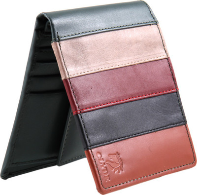 

CLYDE Men Multicolor Genuine Leather Wallet(8 Card Slots)