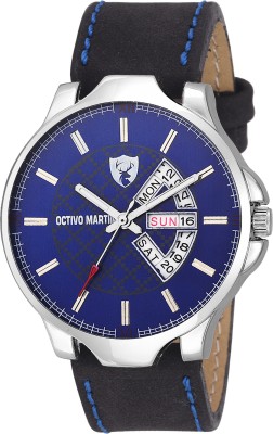 OCTIVO MARTIN OM-LTD 5004 Royal Blue Day & Date Analog Watch  - For Men   Watches  (OCTIVO MARTIN)