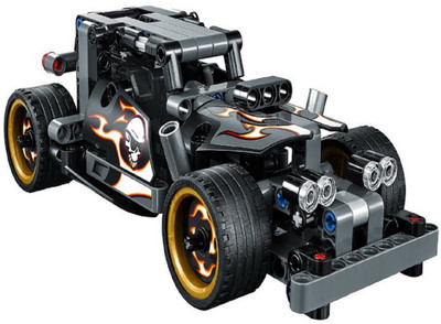 

Emob Decool 170 PCS Getaway Racer Car King Steerer Block Set with Pullback Technic(Multicolor)