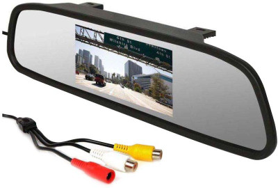

A K Traders 4.3 TFT Screen Rearview Radar Mirror(Black)