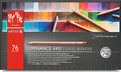 

Caran dAche 6901.776 Artist Luminance Round Shaped Color Pencils(Set of 76, Multicolor)