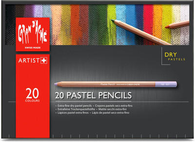 

Caran dAche 788.320 Artist Pastel Pure Hexagonal Shaped Color Pencils(Set of 20, Multicolor)