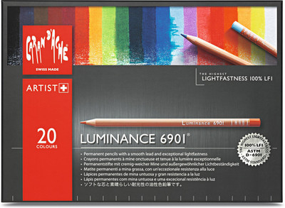 

Caran dAche 6901.720 Artist Luminance Round Shaped Color Pencils(Set of 20, Multicolor)