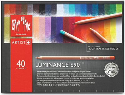 

Caran dAche 6901.740 Artist Luminance Round Shaped Color Pencils(Set of 40, Multicolor)