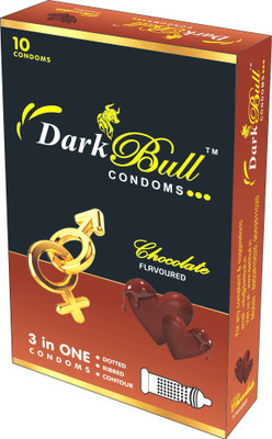 Darkbull Chocolate flavour condom(10S) available at flipkart for Rs.72