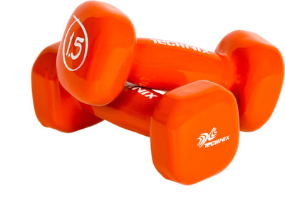 

Technix VINYL DUMBBELLS - 1.5kG (Pair) Fixed Weight Dumbbell(1.5 kg)