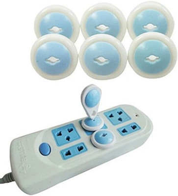 

Skywalk 6pcs Electrical Plug Socket Protector Socket Cover Protector for Baby Child Safety supplies 6 A Five Pin Socket